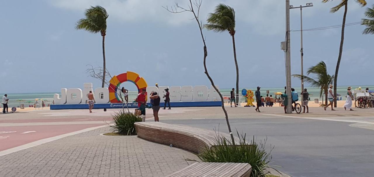 Luxor Tambau Ap 100 Metros Da Praia Com Vista Para O Mar João Pessoa Exteriér fotografie